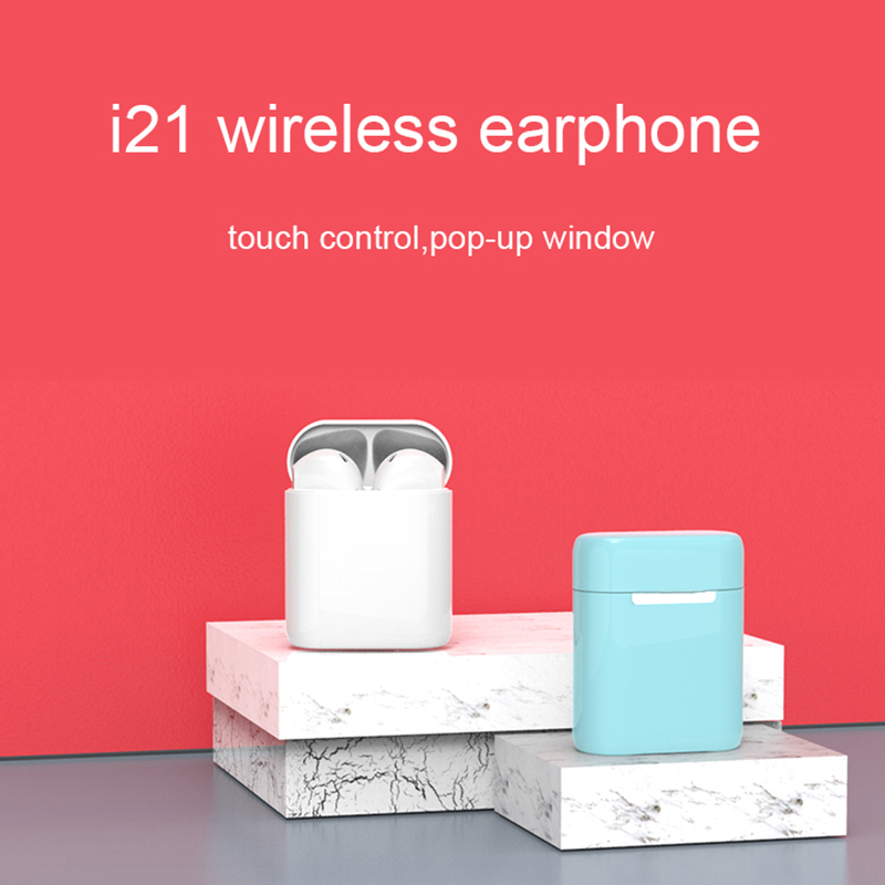 TWS Bluetooth Earphone i21 HD Sound Quality Touch Operation