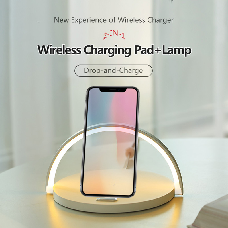 S21 LED Lamp Mobilephone Holder Wireless Charger