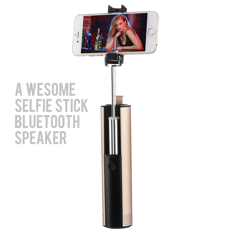 S621 Wireless Speaker Selfie Stick Easy to Carry