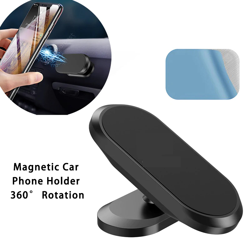 Magnetic Car Phone Holder 360° Rotation Car Holder Magnet Phone Stand fit 4.0-6.4 inch for samsung, iphone Phone Stand