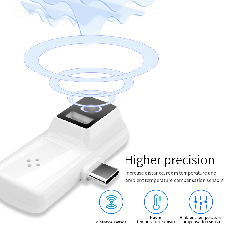 New Arrival: Portable Smart Phone Thermometer More Convenient Non-contact Accurately Measurement.